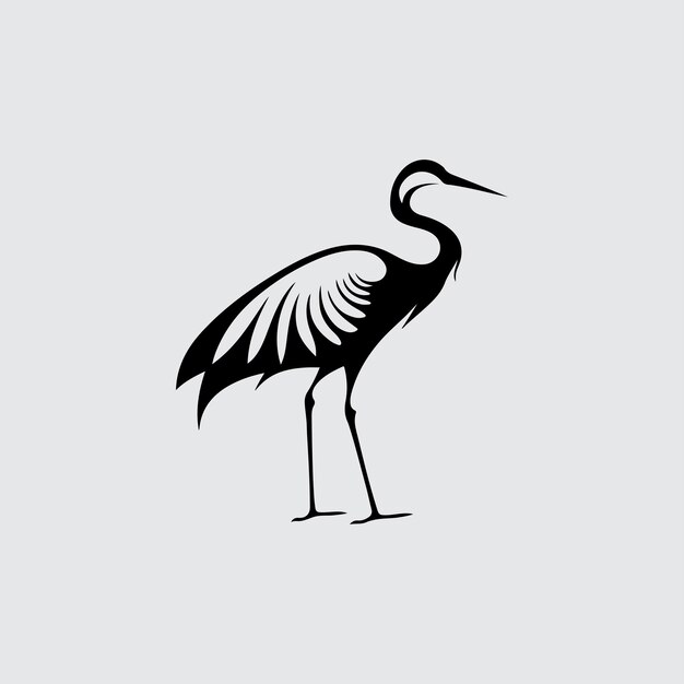 Bird Modern Logo Design Tempate