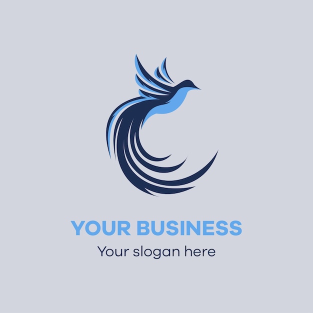 Bird modern logo template