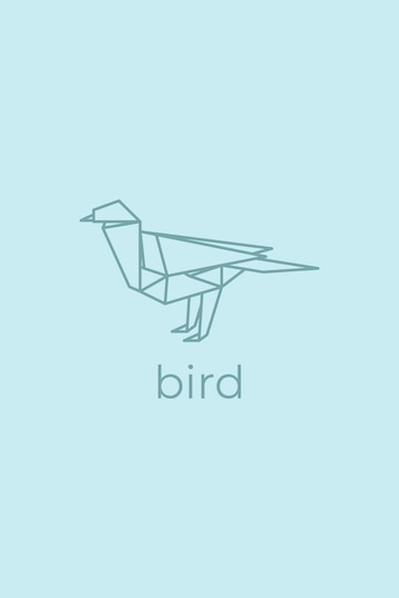 Premium Vector | Bird origami abstract line art bird logo design animal  origami animal line art pet shop outline illustration vector illustration