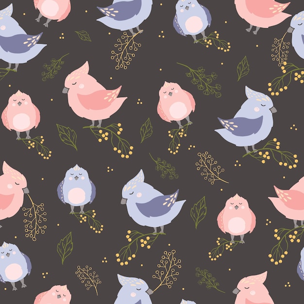 Bird pattern background