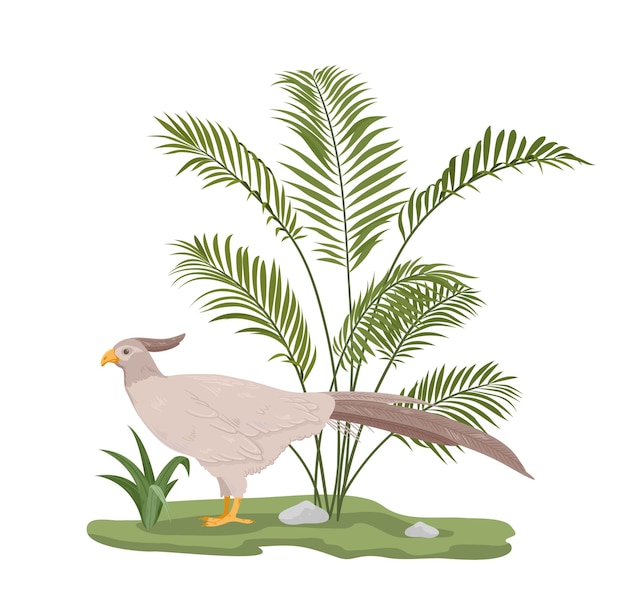 Bird and plant