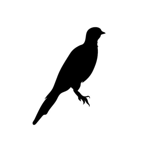 Vector bird silhouette stock vector illustration