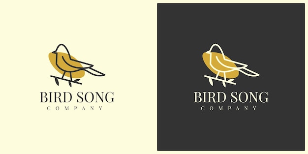 Bird song logo design