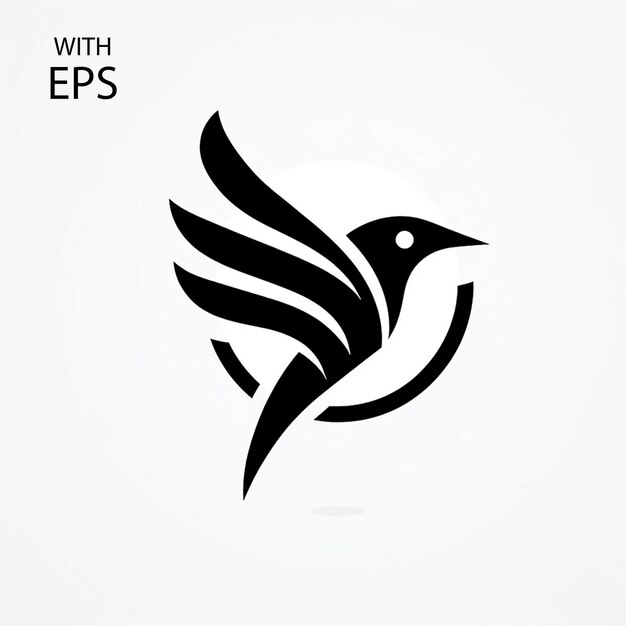 Vector bird voor logo jpeg en eps formaat