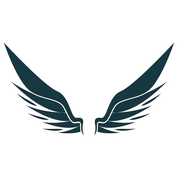 Bird wings illustration logo