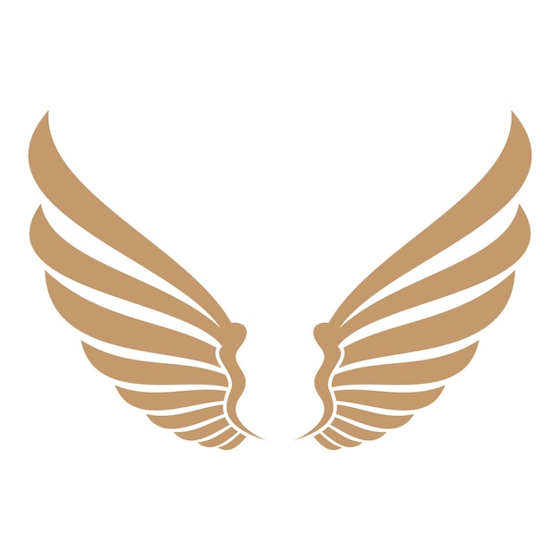 Bird wings illustration logo