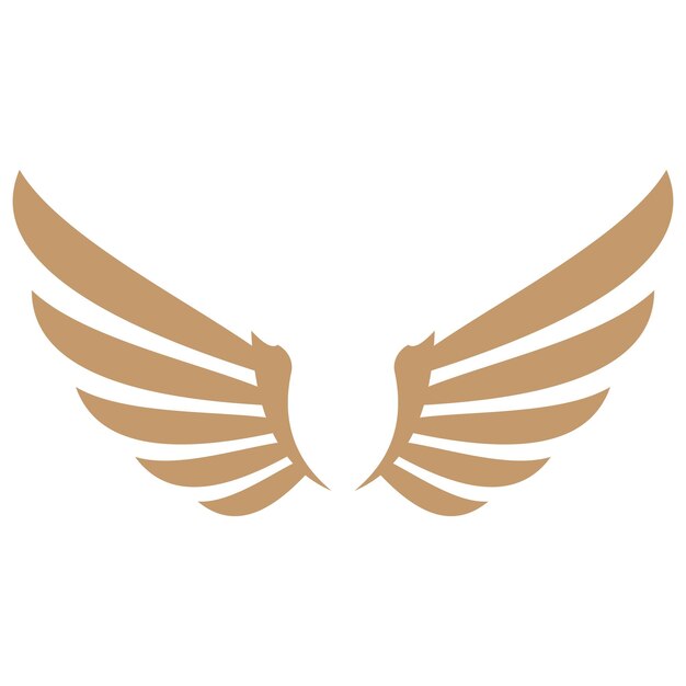 Bird wings illustration logo