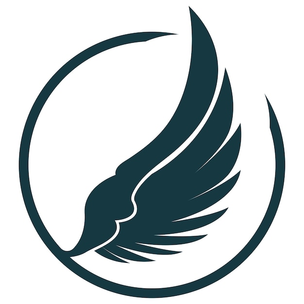 Векторный дизайн логотипов крыльев птиц