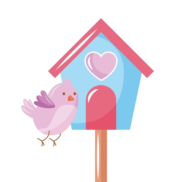 Birdhouse vector