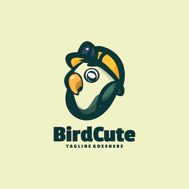 Birdie-logo met een vergrootglas