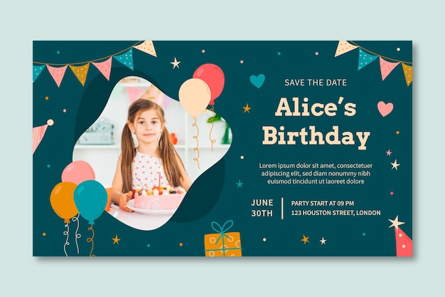 birthday banner template