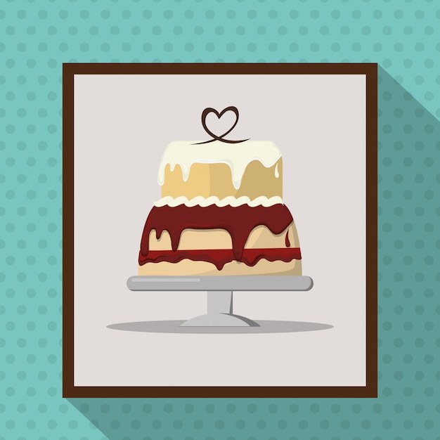 birthday cake party related icons image 