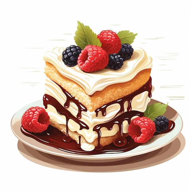 誕生日ケーキのベクトル図パーティーお祝いハッピーデコレーション記念日甘い前夜