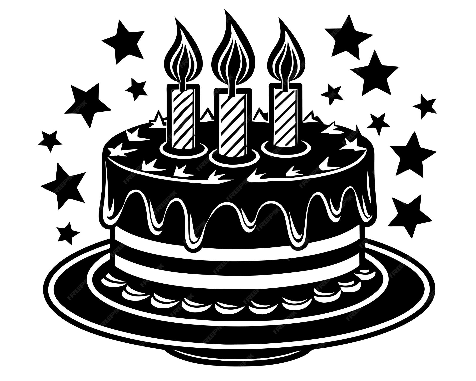 Premium Vector A Birthday Cake With Candles On It And The Words premium-vector-a-birthday-cake-with-candles-on-it-and-the-words