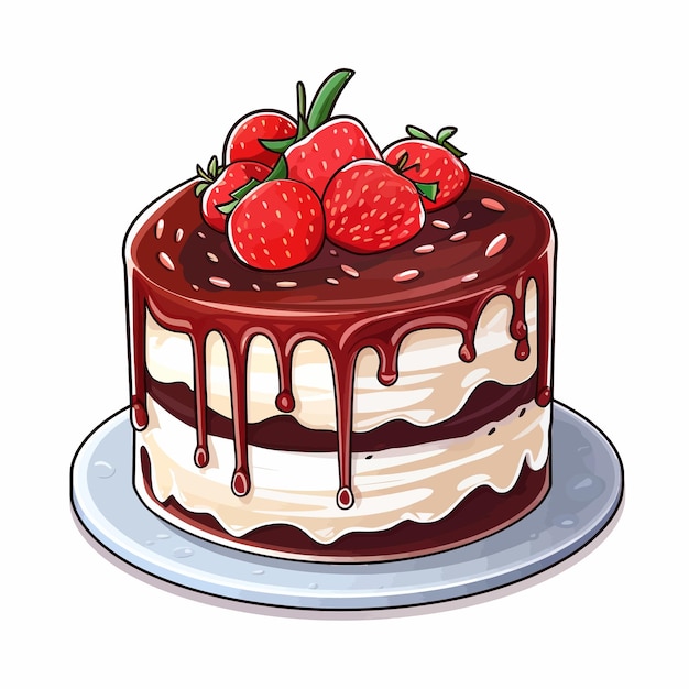 ろうそくの誕生日ケーキ