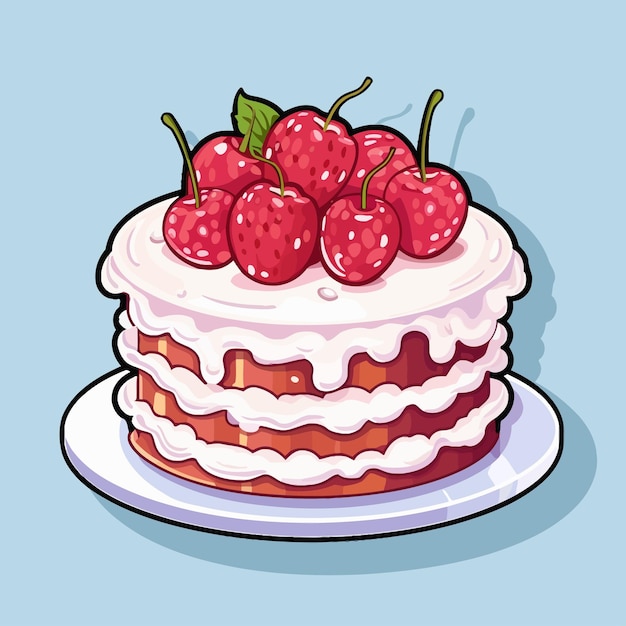 ろうそくの誕生日ケーキ