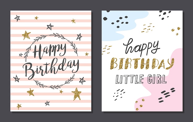 Birthday card design templates