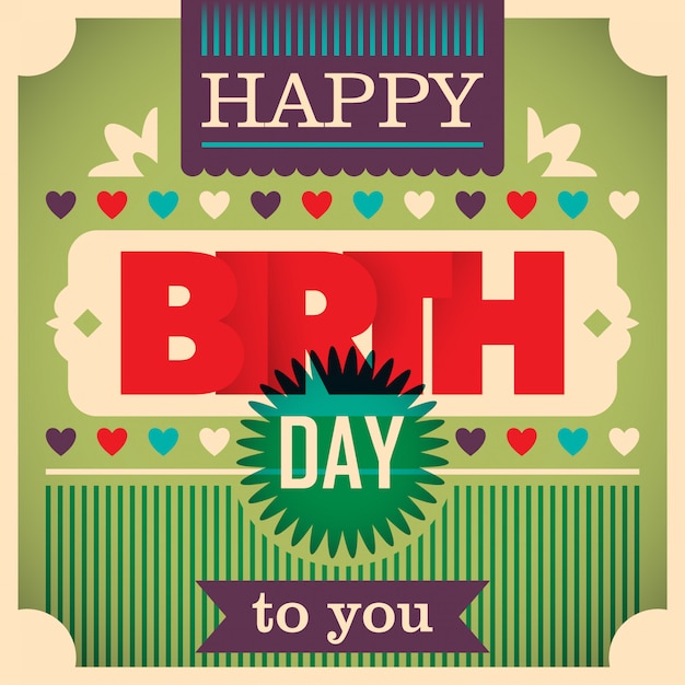 birthday card design
