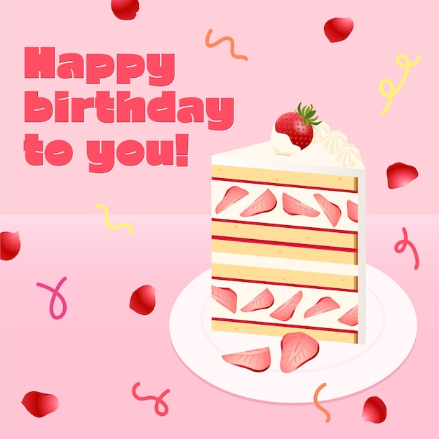 Vector a birthday card