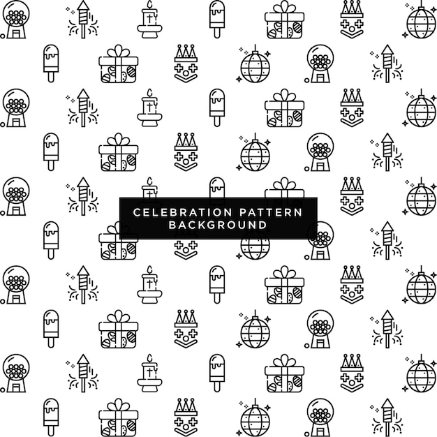 birthday celebration pattern background 