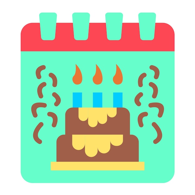 Birthday Date Icon Style