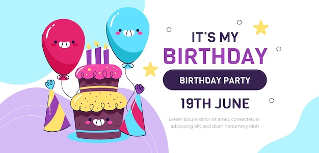 Birthday design template