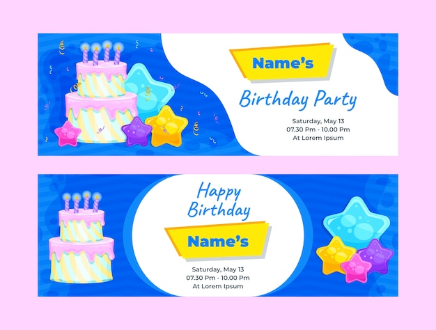 Birthday design template