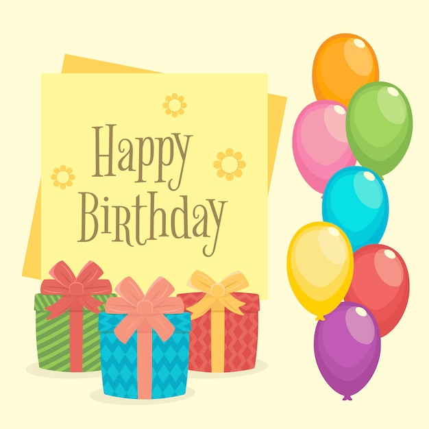 Birthday Frame Decoration Background