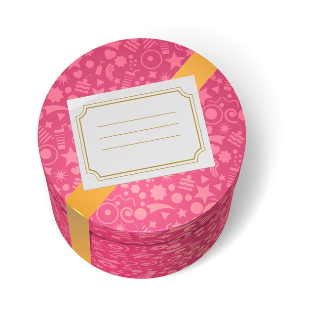 Birthday gift design background
