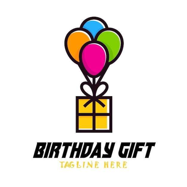 Birthday gift logo