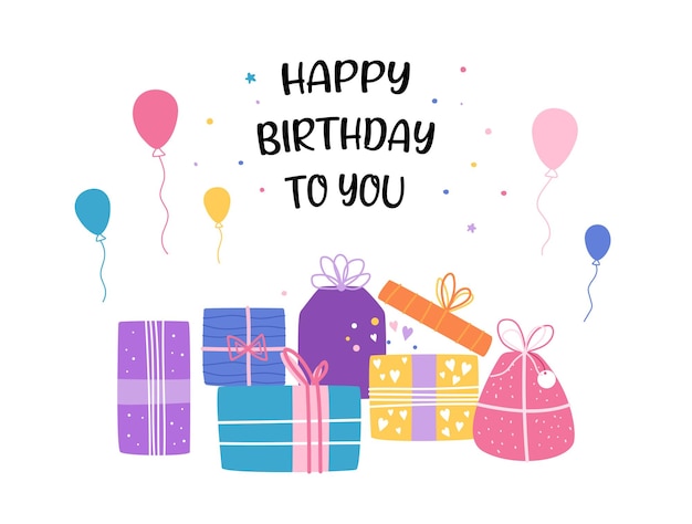 생일 인사말 카드 디자인 bday는 생일 축하 타이포그래피 더미가 있는 카드 템플릿을 제공합니다.