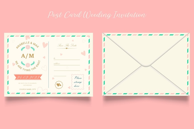 Birthday invitation card template