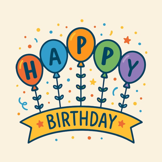 생일 파티 축제 디자인