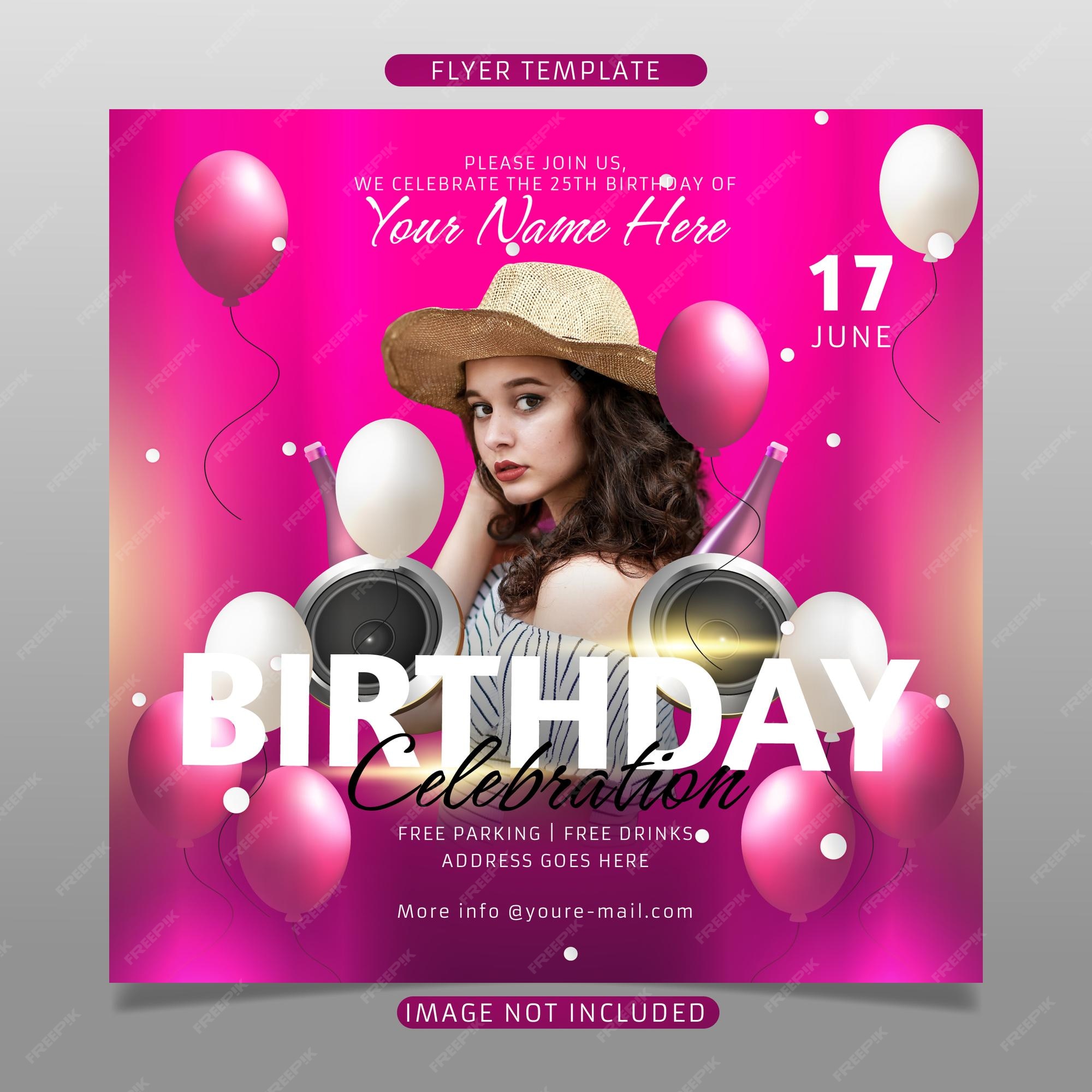 premium-vector-birthday-party-celebration-flyer-template