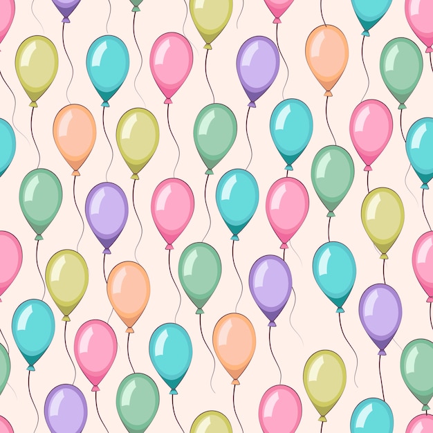 Vector birthday pattern.