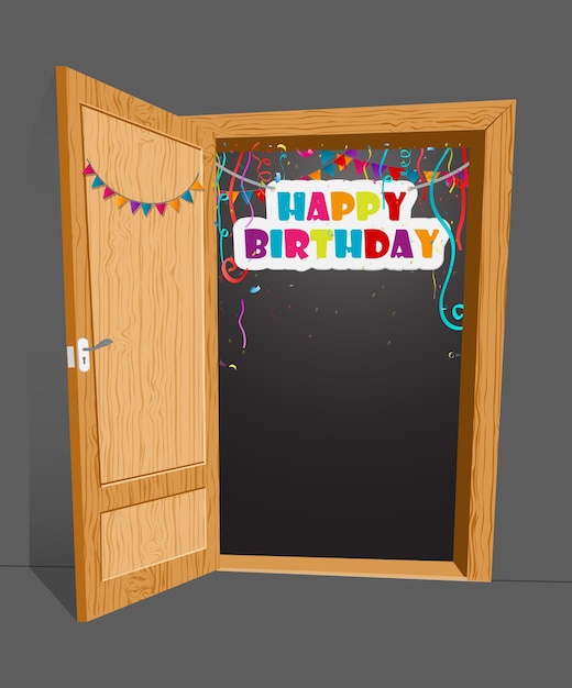 День рождения с открытой дверью