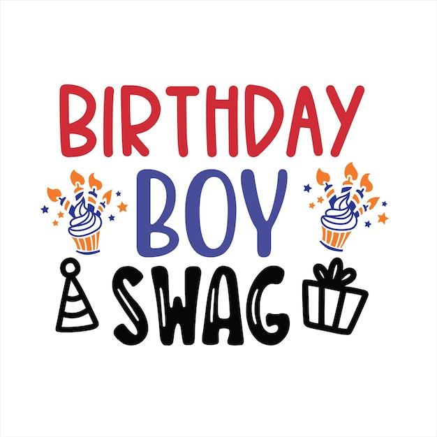 Vector birthday svg design