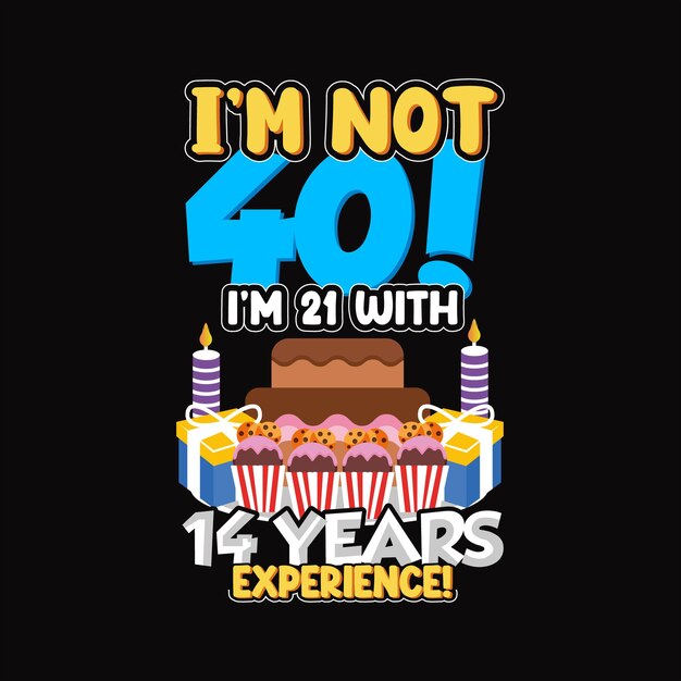 Birthday T-shirt Design