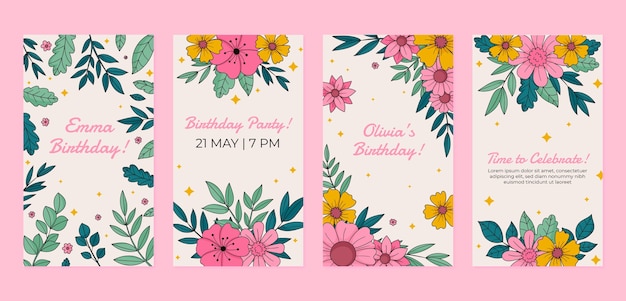 birthday template design