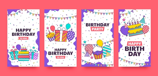 Birthday template design