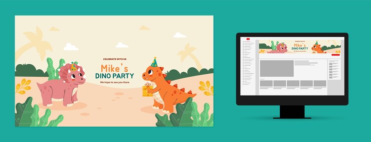 Vector 생일 템플릿 디자인