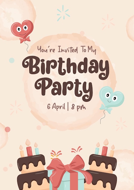 birthday template