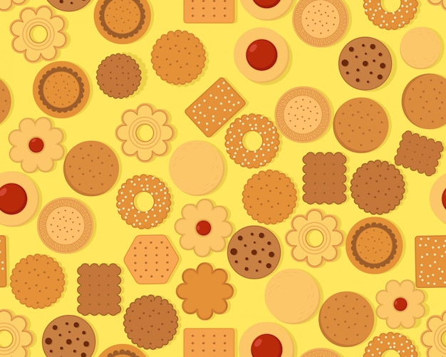 Vector biscuit pattern