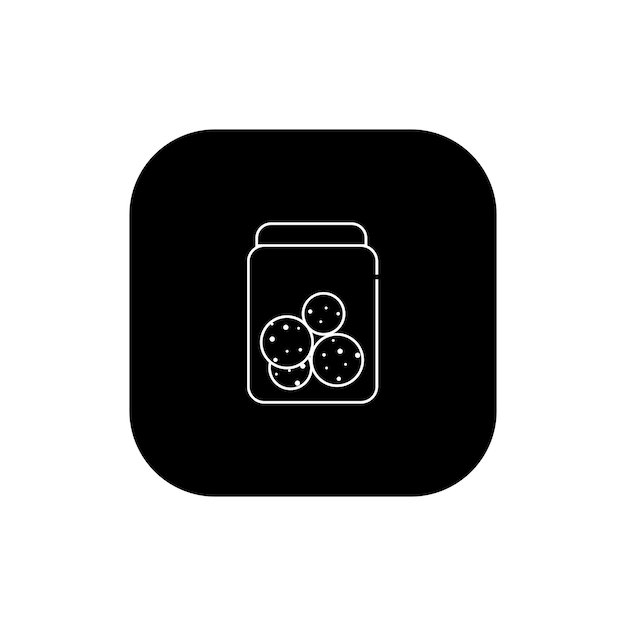 Biscuits bottle icon