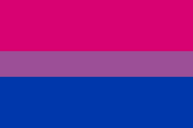Vector bisexual pride flag