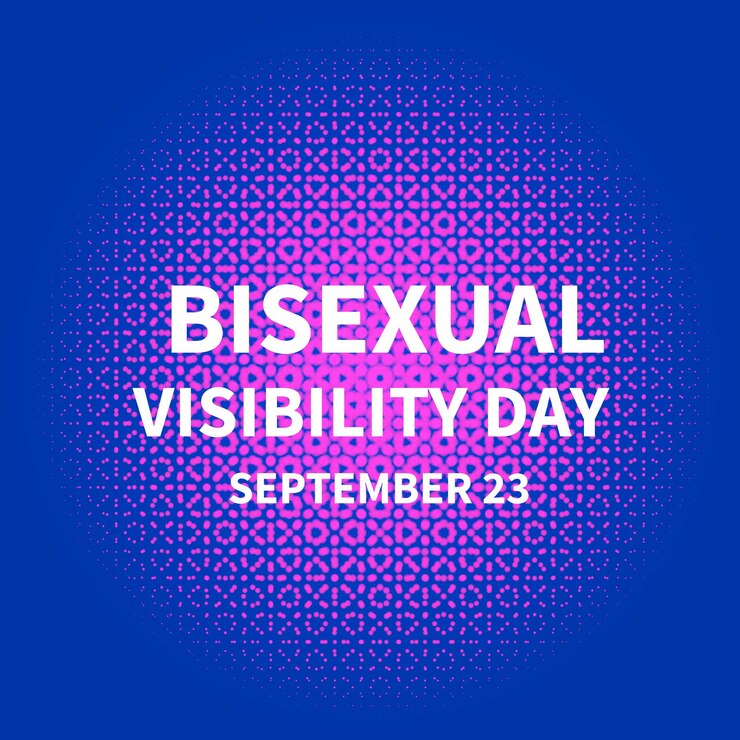 Premium Vector Bisexuality day or bisexual visibility day typography