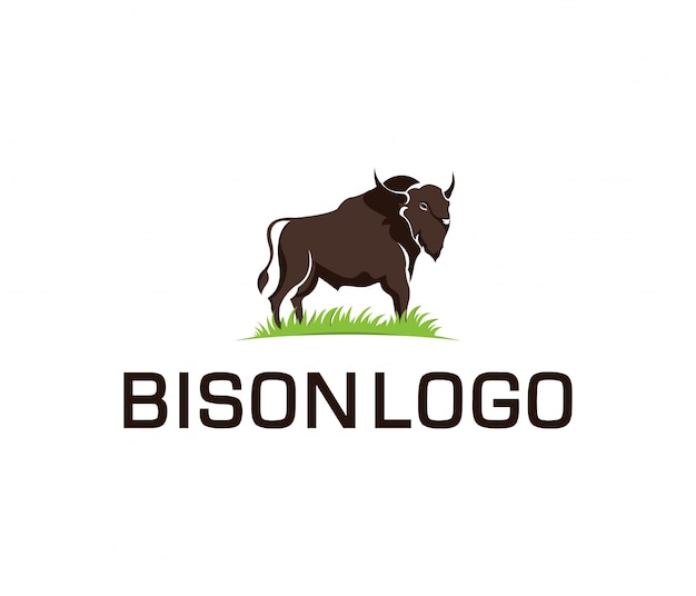 bison logo character