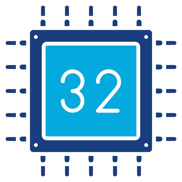 bit icon vector image can be used for computer science