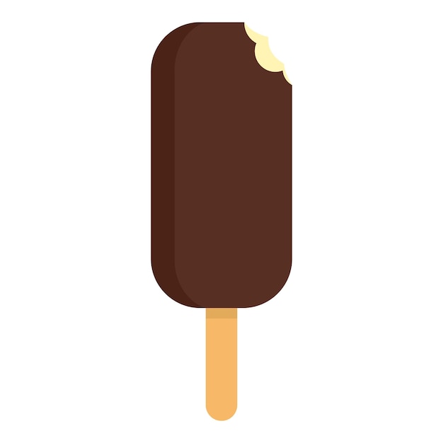 Icona di bit popsicle illustrazione piatta dell'icona vettoriale di bit popsicle per il web design