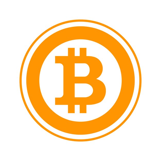 Bitcoin flat symbol